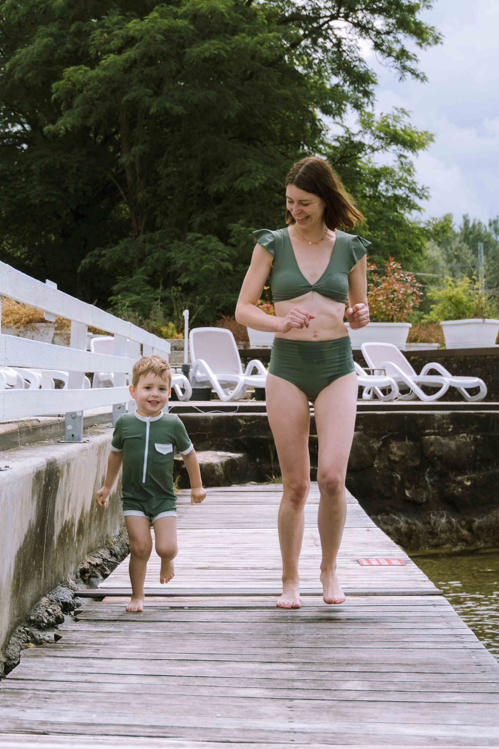 Baby UPF50+ UV-protective swimsuit