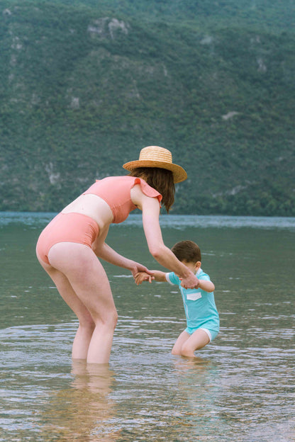 Women's high-waisted UV-protective swimsuit bottoms – UPF 50+