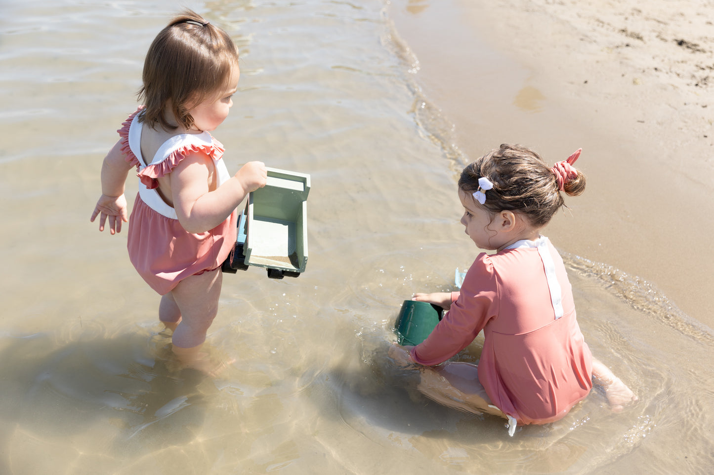 Anti-UV bloomer-style swimsuit bodysuit - UPF50+