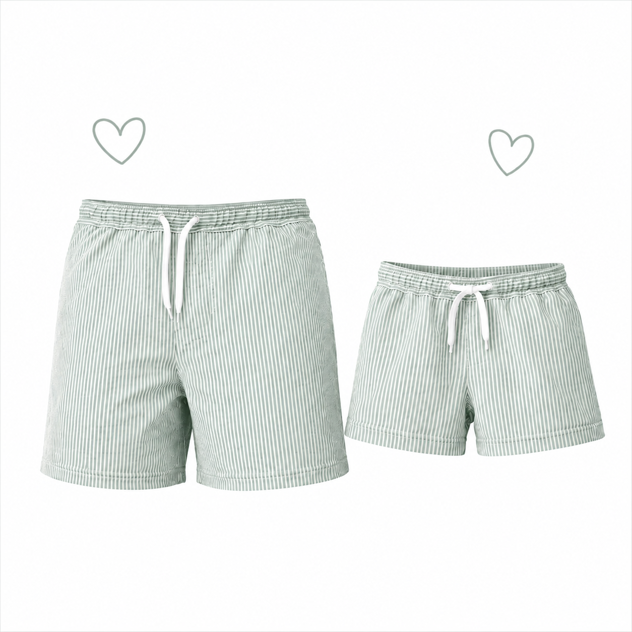 Maillot de bain matchy père fils