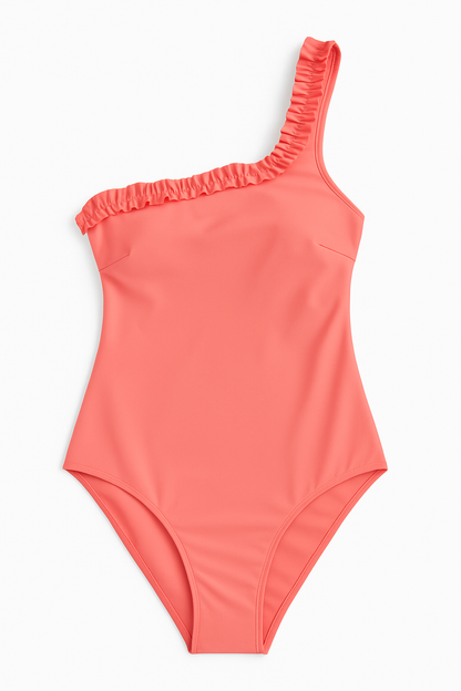 Maillot de bain femme 1 pièce asymétrique