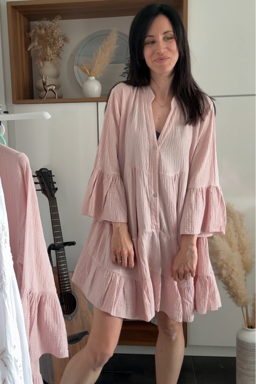 Robe gaz de coton