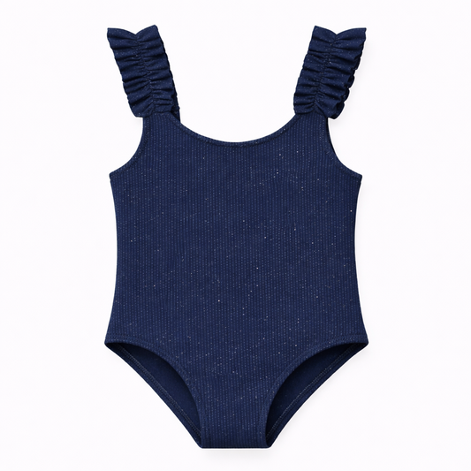 Girls' one-piece swimsuit with UV protection