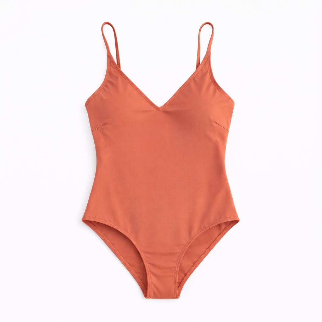 Women's one-piece swimsuit with open back